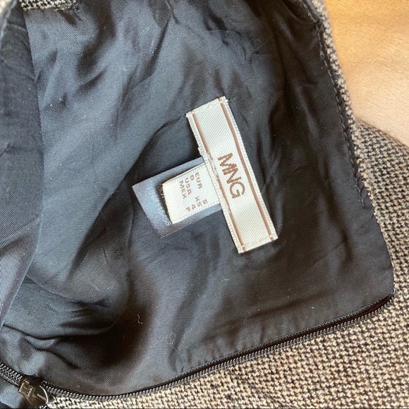 MANGO Tweed Long Sleeveless Dress 4 - Picture 3 of 7